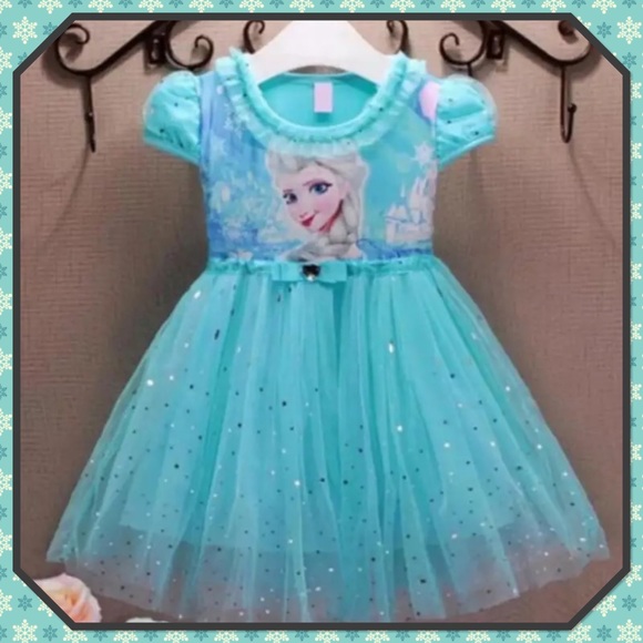 ❄️New❄️ Disney Frozen Elsa Snow Princess Dress❄️ - Picture 1 of 7